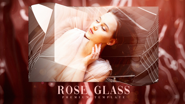 VideoHive Rose Glass 33531496