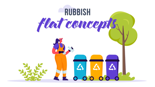 VideoHive Rubbish - Flat Concept 33032383