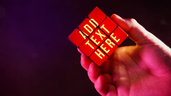 VideoHive Rubik's Cube Logo Opener 33097604