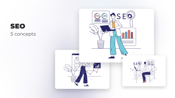 VideoHive SEO - Flat concepts 39473145