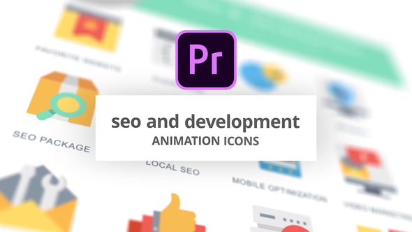 VideoHive SEO and Development - Animation Icons (MOGRT) 26755832