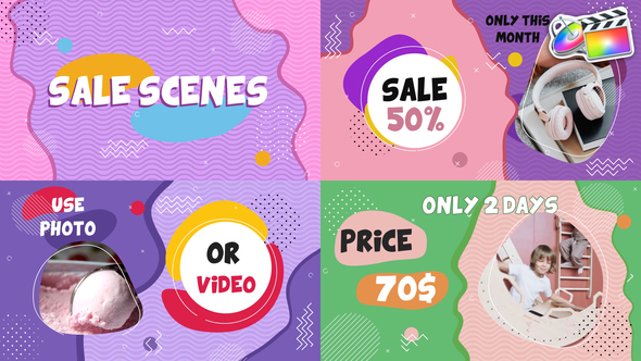 VideoHive Sale Liquid Slideshow | FCPX 36402394