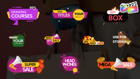 VideoHive Sale Titles for FCPX 35901531