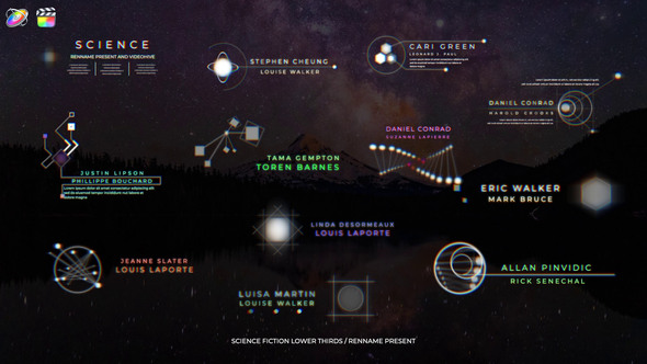 VideoHive Science Fiction Lower Thirds 36297765