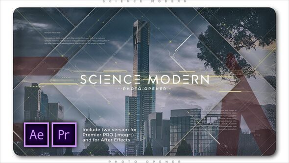 VideoHive Science Modern Photo Opener 27058700