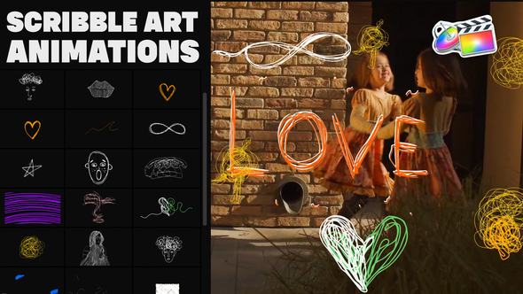 VideoHive Scribble Art Animations for FCPX 36271133