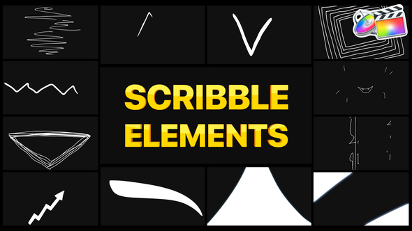 VideoHive Scribble Elements | FCPX 35934513