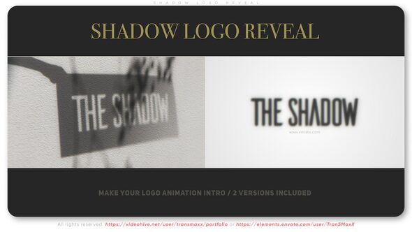VideoHive Shadow Logo Reveal 39597335