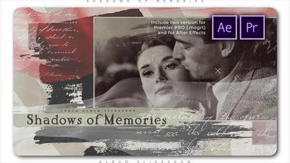 VideoHive Shadows of Memories Album Slideshow 27456705