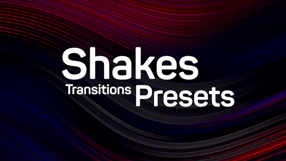 VideoHive Shakes Transitions Presets 39545146