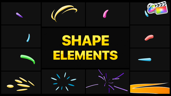 VideoHive Shape Elements Pack | FCPX 36865381