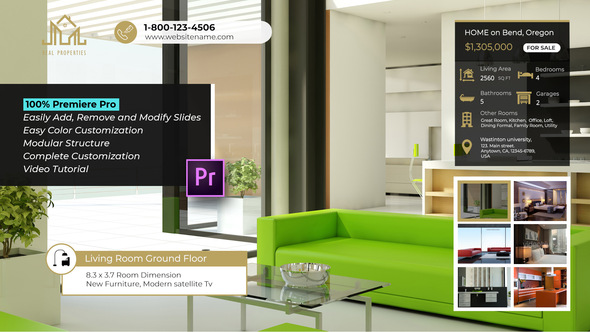 VideoHive Simple Clean Real Estate Slideshow – Premiere Pro 24411802