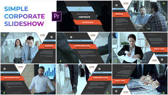 VideoHive Simple Corporate Slideshow – Premiere Pro 23237960