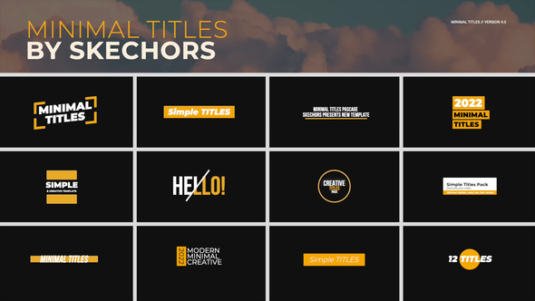VideoHive Simple Titles 3.0 | FCPX & Apple Motion 37455579