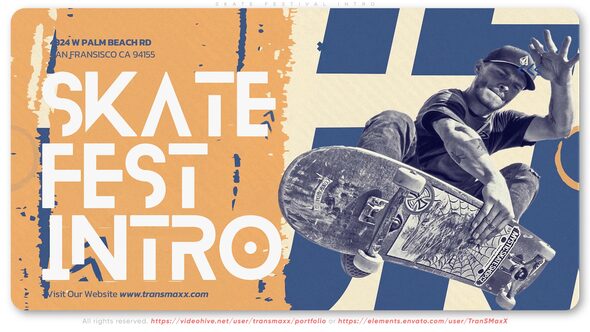 VideoHive Skate Festival Intro 39363364