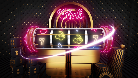 VideoHive Slot Machine Logo Reveal 33397899