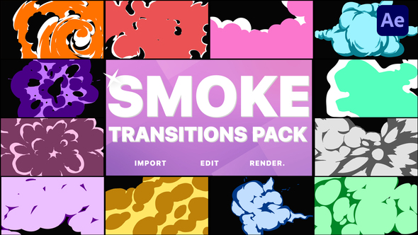 VideoHive Smoke Transitions | After Effects 38644960