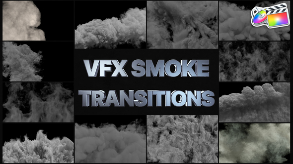 VideoHive Smoke Transitions for FCPX 38790725