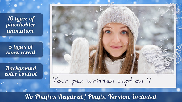 VideoHive Snow Photo Reveal 10194776