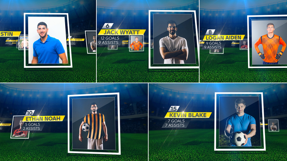 VideoHive Soccer Starting Lineup 24448138