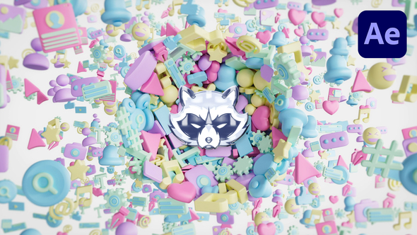 VideoHive Social Media Icons Intro 39385802