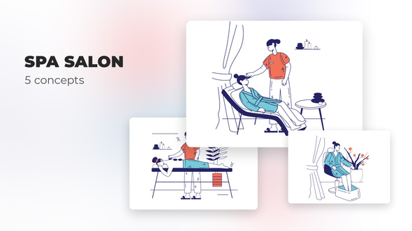 VideoHive Spa salon - Flat concepts 39473165