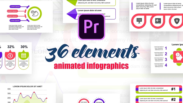 VideoHive Statistic Infographics Vol.5 for Premiere Pro 26522714