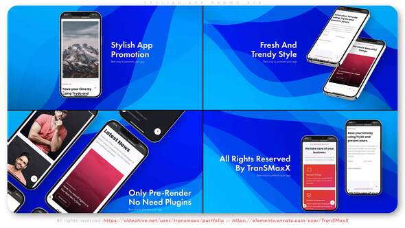 VideoHive Stylish App Promo 33396469