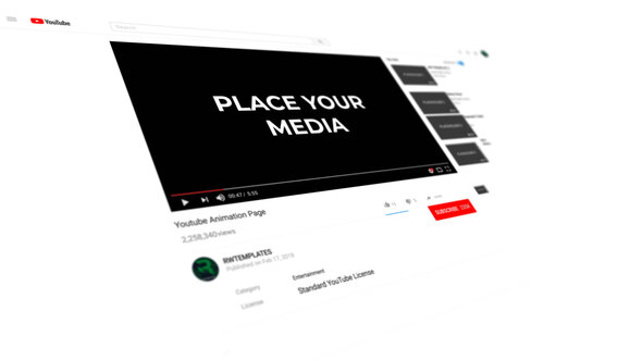 VideoHive Subscribe To The YouTube Channel Intro 33521166