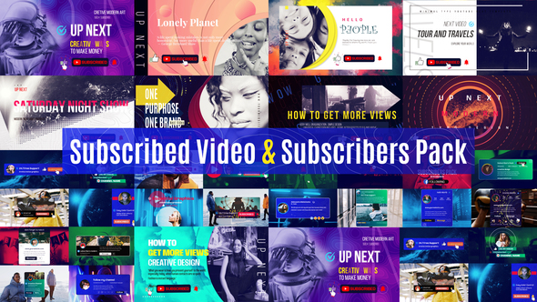 VideoHive Subscribed Video & Subscribers 38743889