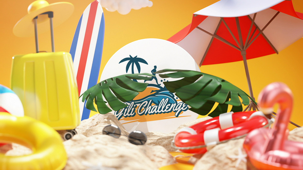 VideoHive Summer Logo Reveal 3D 32820840