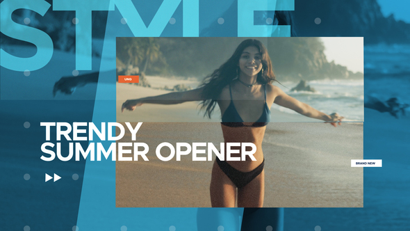 VideoHive Summer Trendy Opener | After Effects 33408558