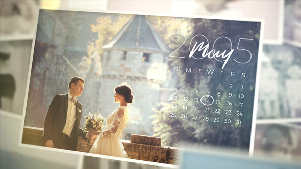 VideoHive Sweet Memories Calendar Slideshow 24581453