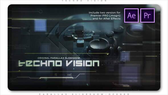 VideoHive Techno Vision Parallax Slideshow 28253277