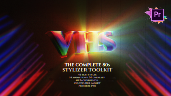 VideoHive The Complete 80's Title Toolkit | Text Maker For Premiere Pro MOGRT 27243529