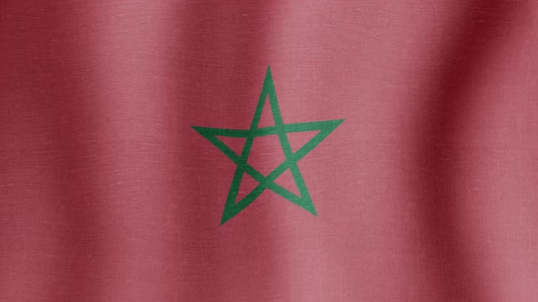 VideoHive The National Flag of Morocco 38995370