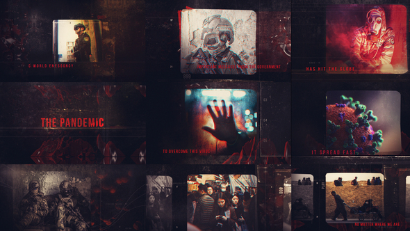 VideoHive The Pandemic Montage 26109394