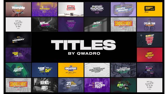 VideoHive Titles 39020421