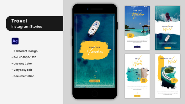 VideoHive Travel - Instagram stories 33582651