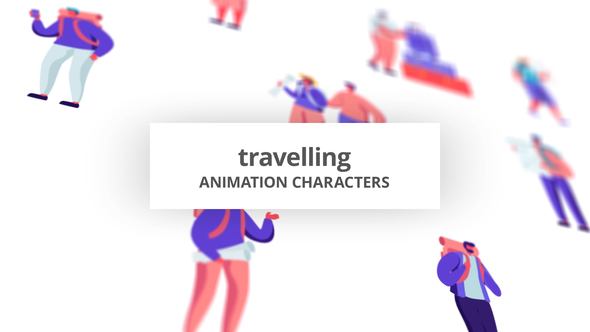 VideoHive Travelling - Character Set 32842674