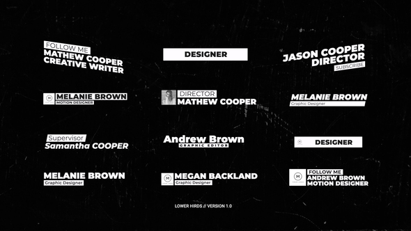 VideoHive Trendy Lower Thirds | FCPX 36061408