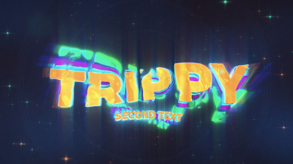 VideoHive Trippy Wave Intro Logo & Title 30943496