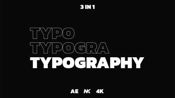 VideoHive Typography 39432073