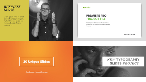 VideoHive Typography Slides - for Premiere Pro | Essential Graphics 22500965