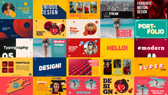 VideoHive Typography Titles 23697239