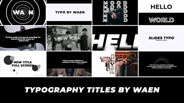 VideoHive Typography Titles | FCPX 38925561