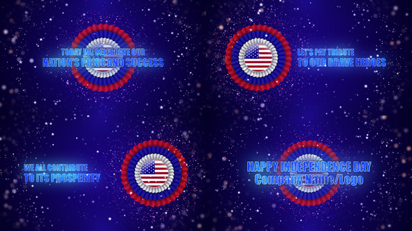 VideoHive USA July 4th Independence Day Titles 38314625