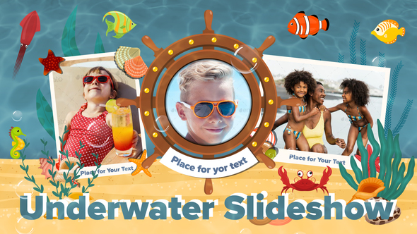 VideoHive Underwater Children's Slideshow 39457557