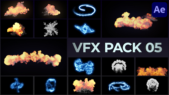 VideoHive VFX Elements Pack 05 for After Effects 39518545