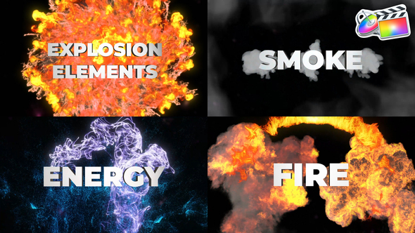VideoHive VFX Explosion Pack for FCPX 38901578